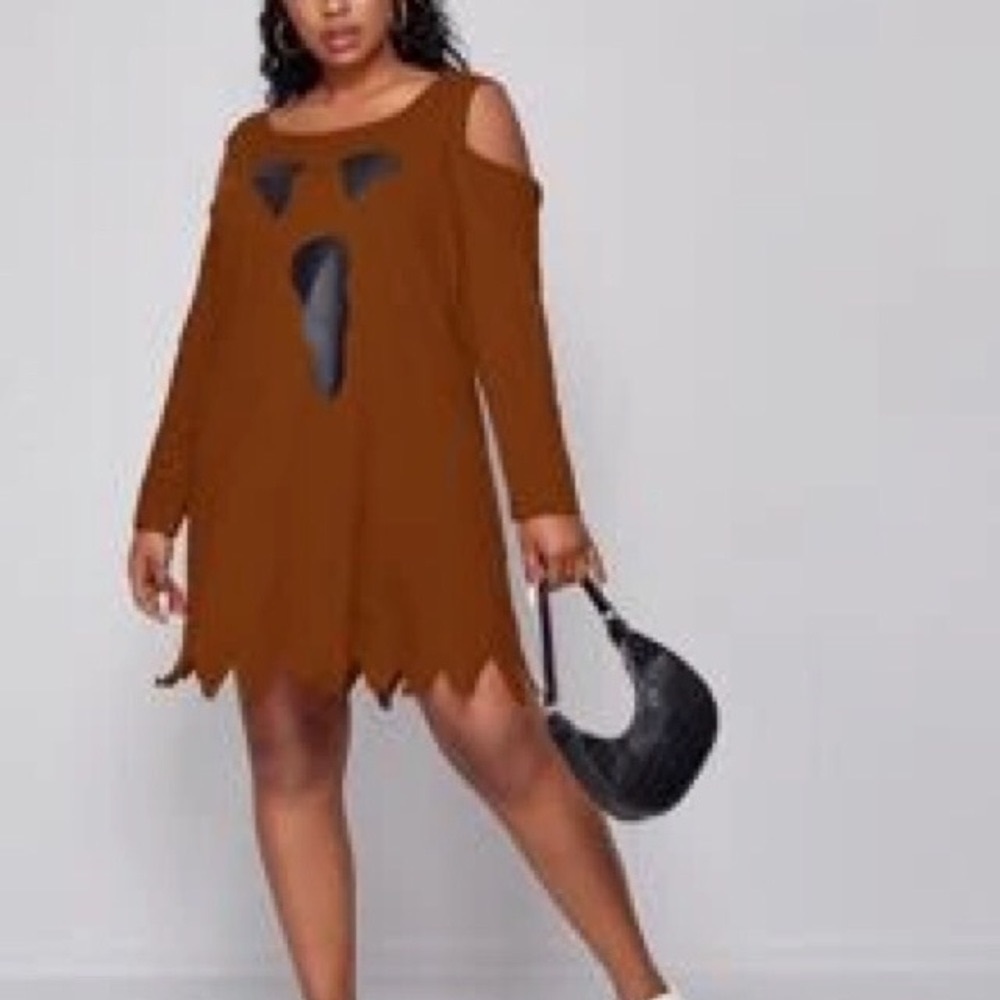 Cold shoulder dress
